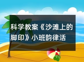 科學(xué)教案《沙灘上的腳印》小班韻律活動(dòng)誰(shuí)的腳印反思