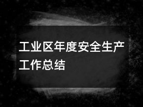 工業(yè)區(qū)年度安全生產(chǎn)工作總結(jié)