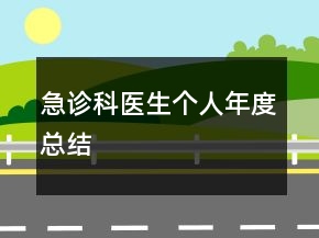 急診科醫(yī)生個(gè)人年度總結(jié)