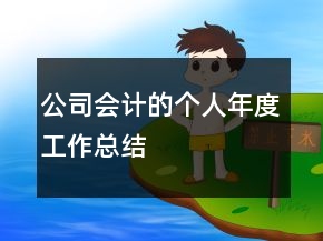 公司會計的個人年度工作總結(jié)