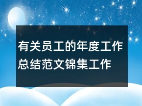 有關(guān)員工的年度工作總結(jié)范文錦集工作總結(jié)