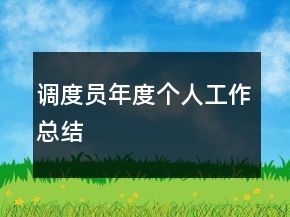 調(diào)度員年度個(gè)人工作總結(jié)