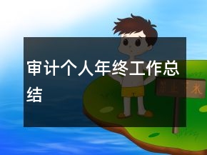 審計個人年終工作總結(jié)