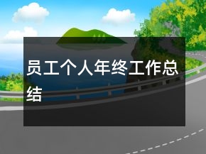 員工個人年終工作總結(jié)
