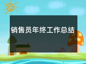 銷售員年終工作總結(jié)