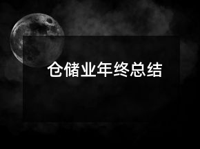 倉儲業(yè)年終總結(jié)