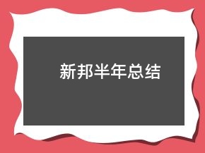 新邦半年總結(jié)