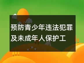 預(yù)防青少年違法犯罪及未成年人保護(hù)工作總結(jié)