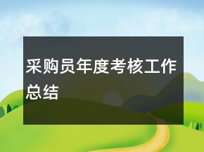 采購員年度考核工作總結(jié)
