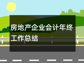 房地產(chǎn)企業(yè)會(huì)計(jì)年終工作總結(jié)