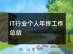 IT行業(yè)個(gè)人年終工作總結(jié)