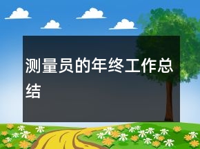 測量員的年終工作總結(jié)