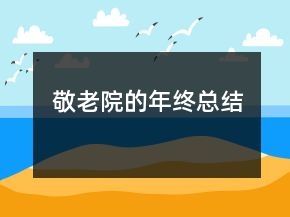 敬老院的年終總結(jié)