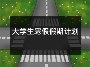 大學(xué)生寒假假期計劃