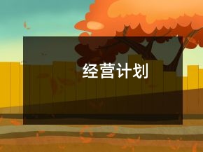經(jīng)營(yíng)計(jì)劃