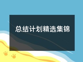 總結計劃精選集錦