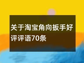 關(guān)于淘寶角向扳手好評評語70條
