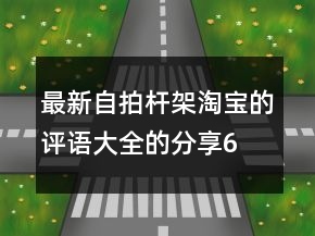 最新自拍桿、架淘寶的評(píng)語(yǔ)大全的分享68條