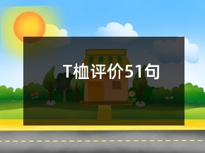 T桖評(píng)價(jià)51句
