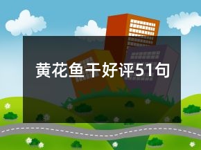 黃花魚干好評51句