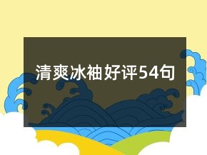 清爽冰袖好評54句