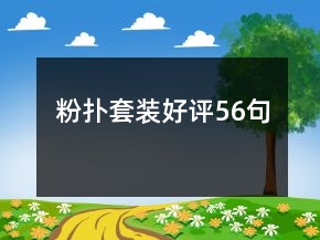 粉撲套裝好評(píng)56句