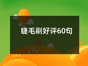 睫毛刷好評60句