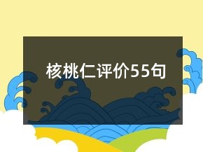 核桃仁評價55句