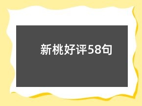 新桃好評58句