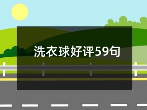 洗衣球好評59句