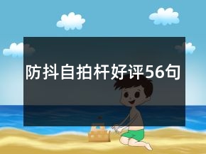 防抖自拍桿好評56句