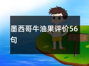 墨西哥牛油果評價56句