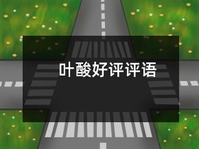 葉酸好評(píng)評(píng)語