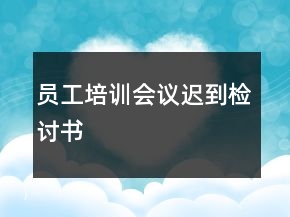 員工培訓(xùn)會(huì)議遲到檢討書(shū)