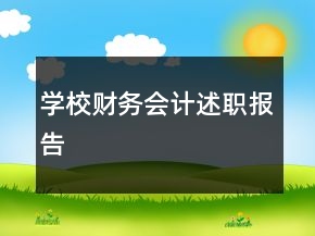 學(xué)校財務(wù)會計述職報告