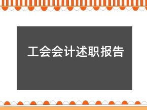 工會(huì)會(huì)計(jì)述職報(bào)告