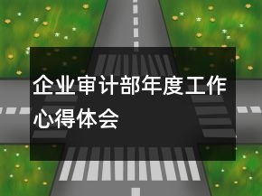 企業(yè)審計部年度工作心得體會