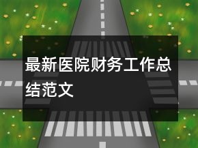 最新醫(yī)院財(cái)務(wù)工作總結(jié)范文