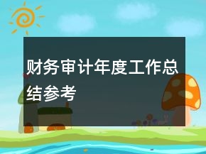 財(cái)務(wù)審計(jì)年度工作總結(jié)參考