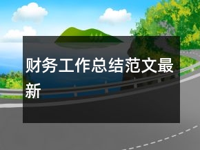 財務(wù)工作總結(jié)范文最新