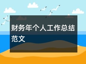 財(cái)務(wù)年個(gè)人工作總結(jié)范文