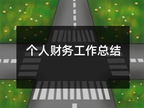 個人財務(wù)工作總結(jié)