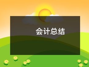 會(huì)計(jì)總結(jié)