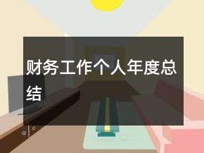 財務(wù)工作個人年度總結(jié)