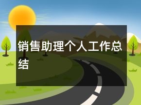 銷(xiāo)售助理個(gè)人工作總結(jié)