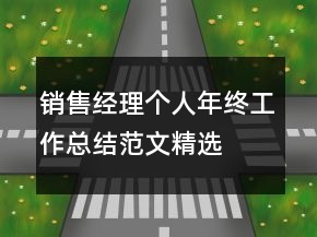 銷(xiāo)售經(jīng)理個(gè)人年終工作總結(jié)范文精選