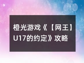 橙光游戲《【網(wǎng)王】U17的約定》攻略