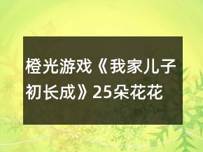 橙光游戲《我家兒子初長(zhǎng)成》25朵花花上貴族雙語(yǔ)小學(xué)日程安排攻略