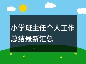 小學(xué)班主任個(gè)人工作總結(jié)最新匯總