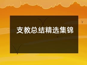 支教總結(jié)精選集錦
